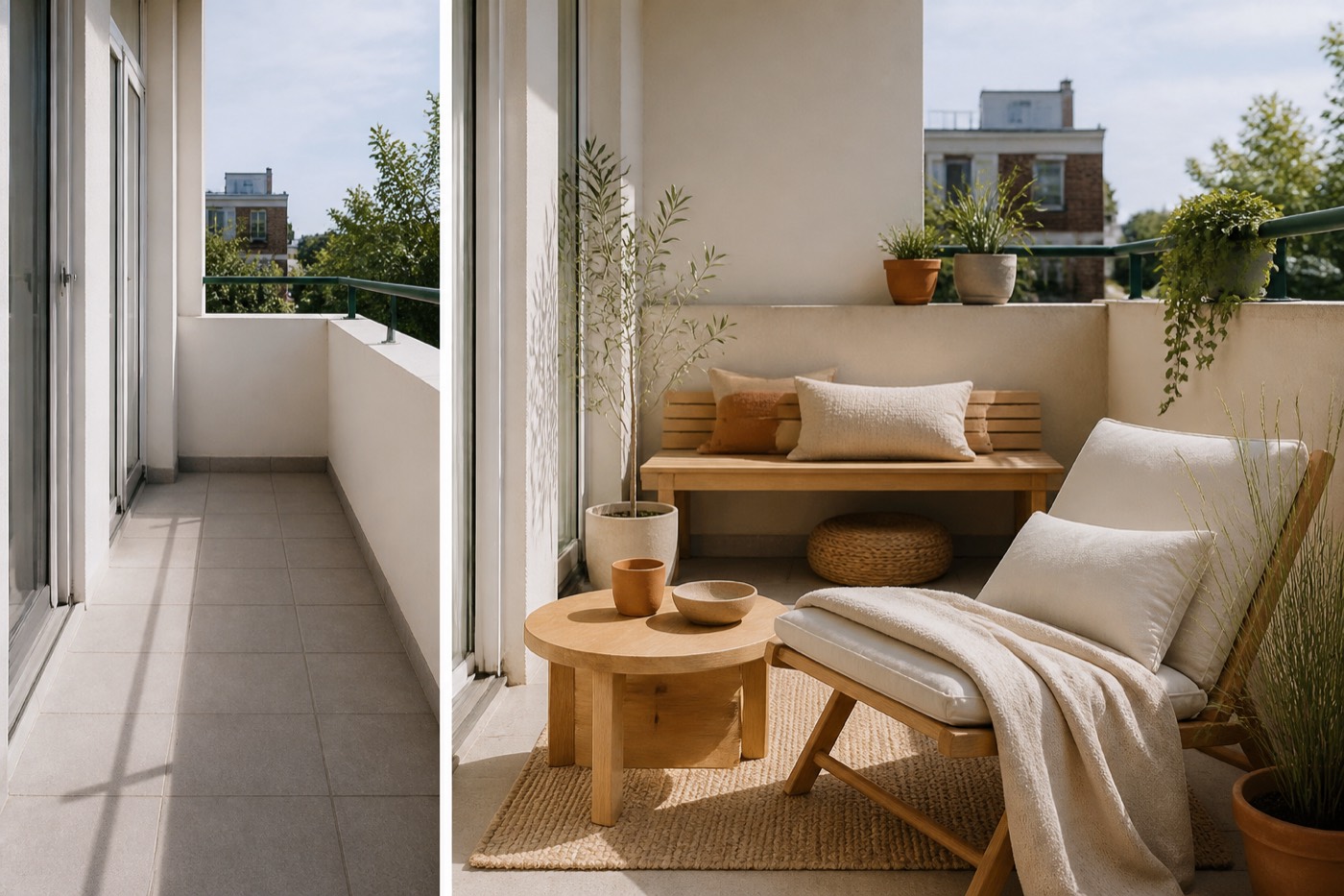 Je balkon inrichten van leeg naar loungeplek