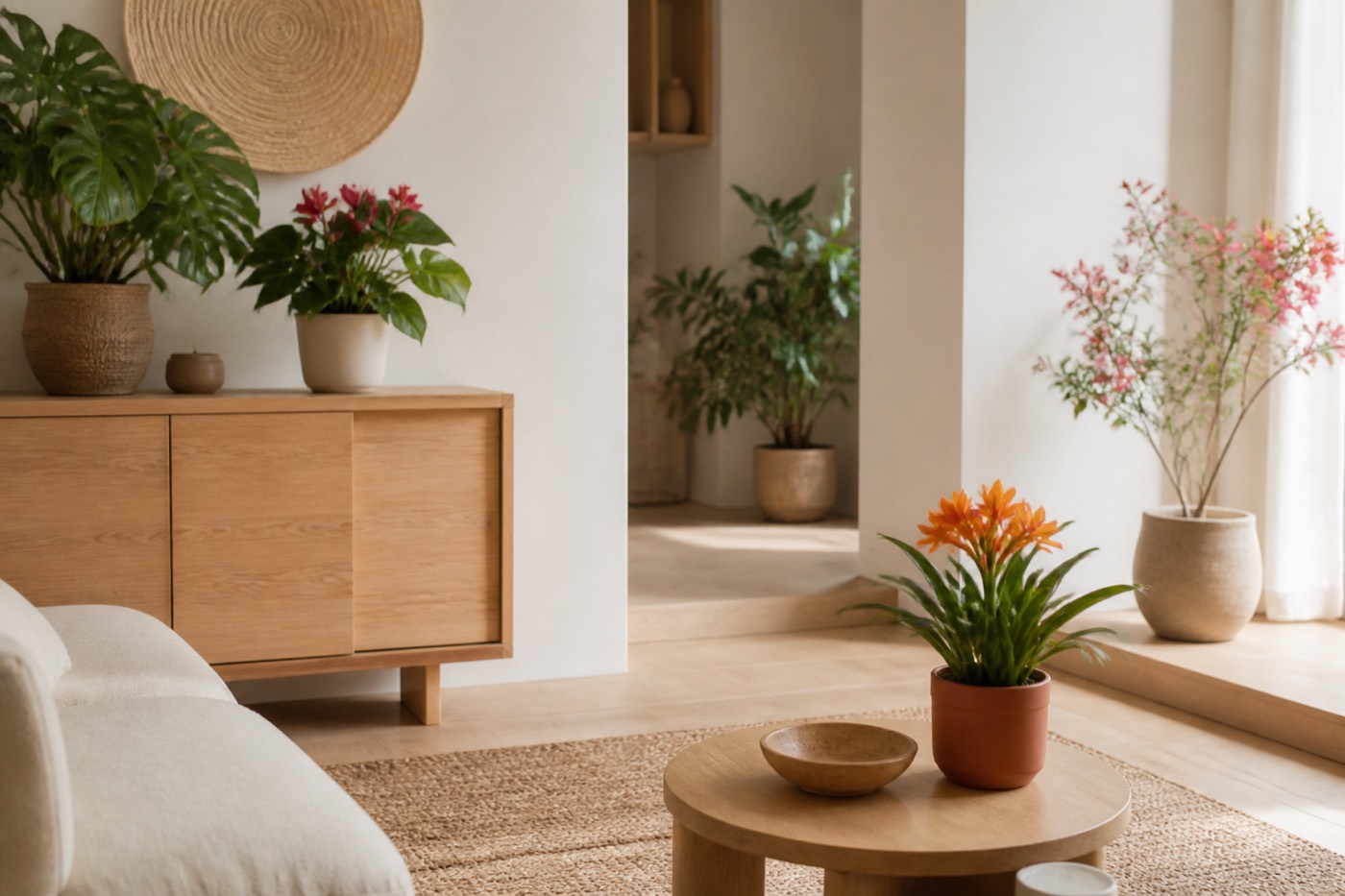 Bloeiende kamerplanten voor kleur het hele jaar