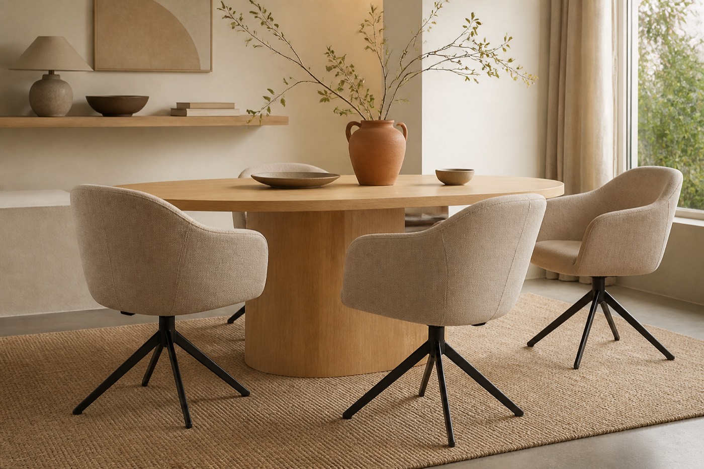 Draaibare eetkamerstoelen voor comfort en beweging
