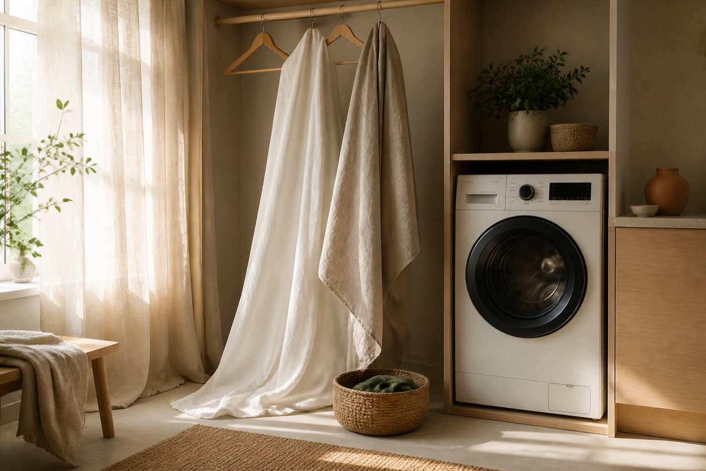 Gordijnen wassen zonder ze te beschadigen