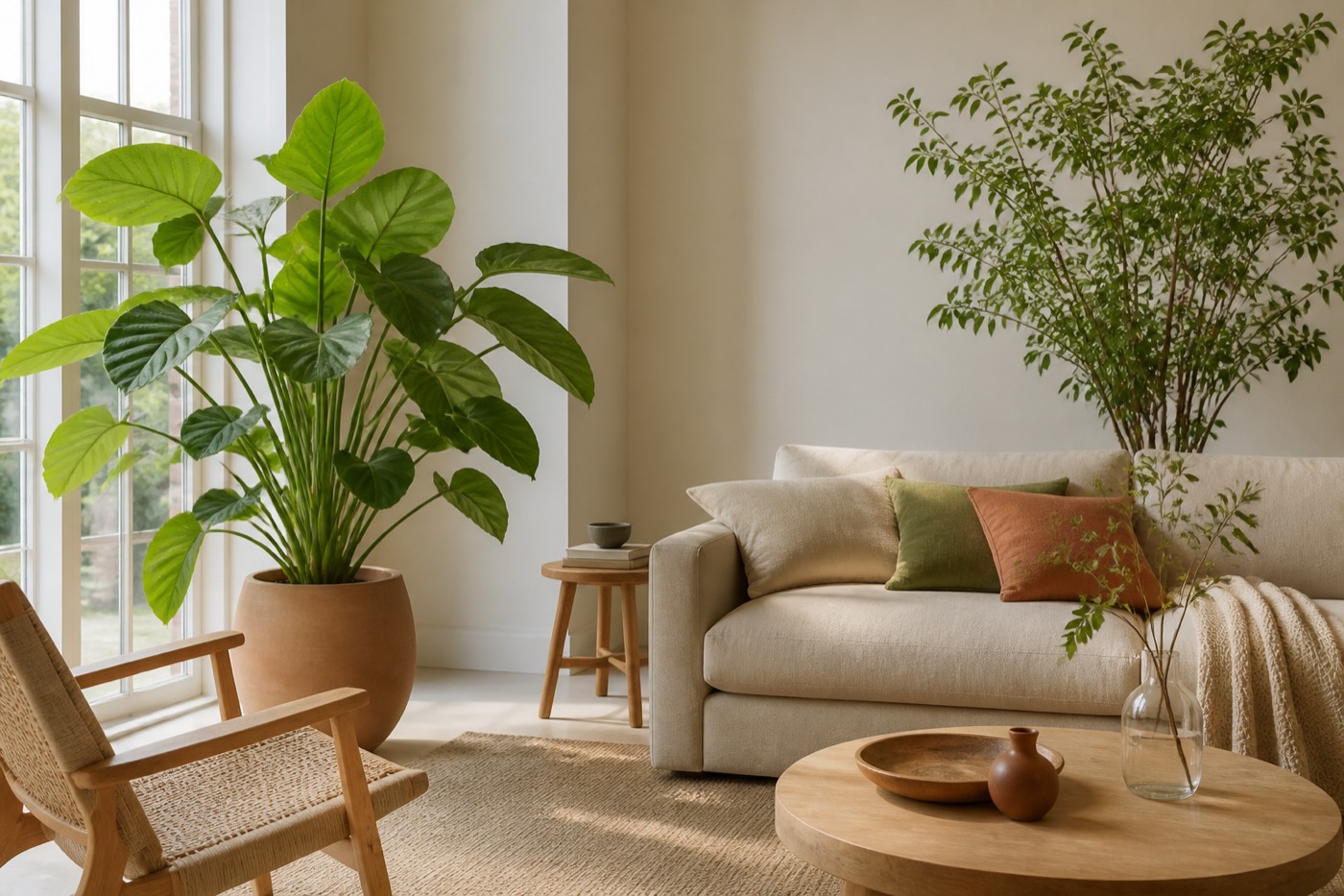 Grote kamerplanten die een kamer meteen vullen