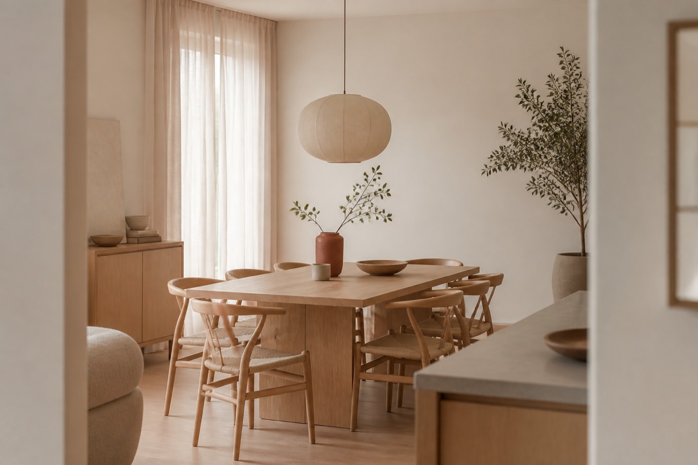 Op welke hoogte hang je een lamp boven de eettafel
