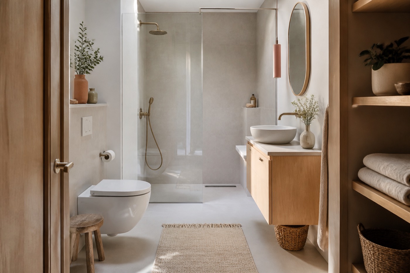Indeling van een kleine badkamer