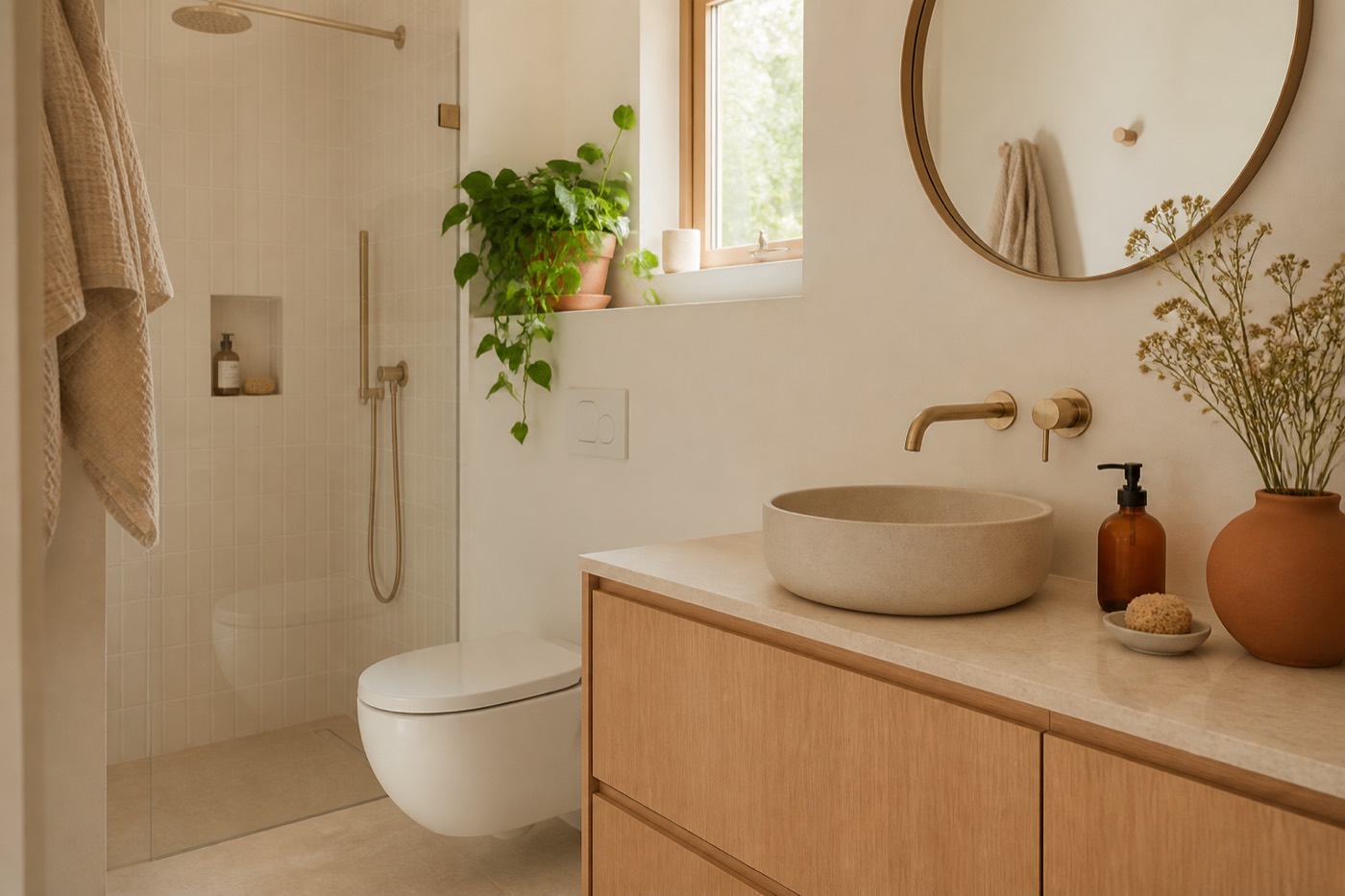 Een kleine badkamer inrichten