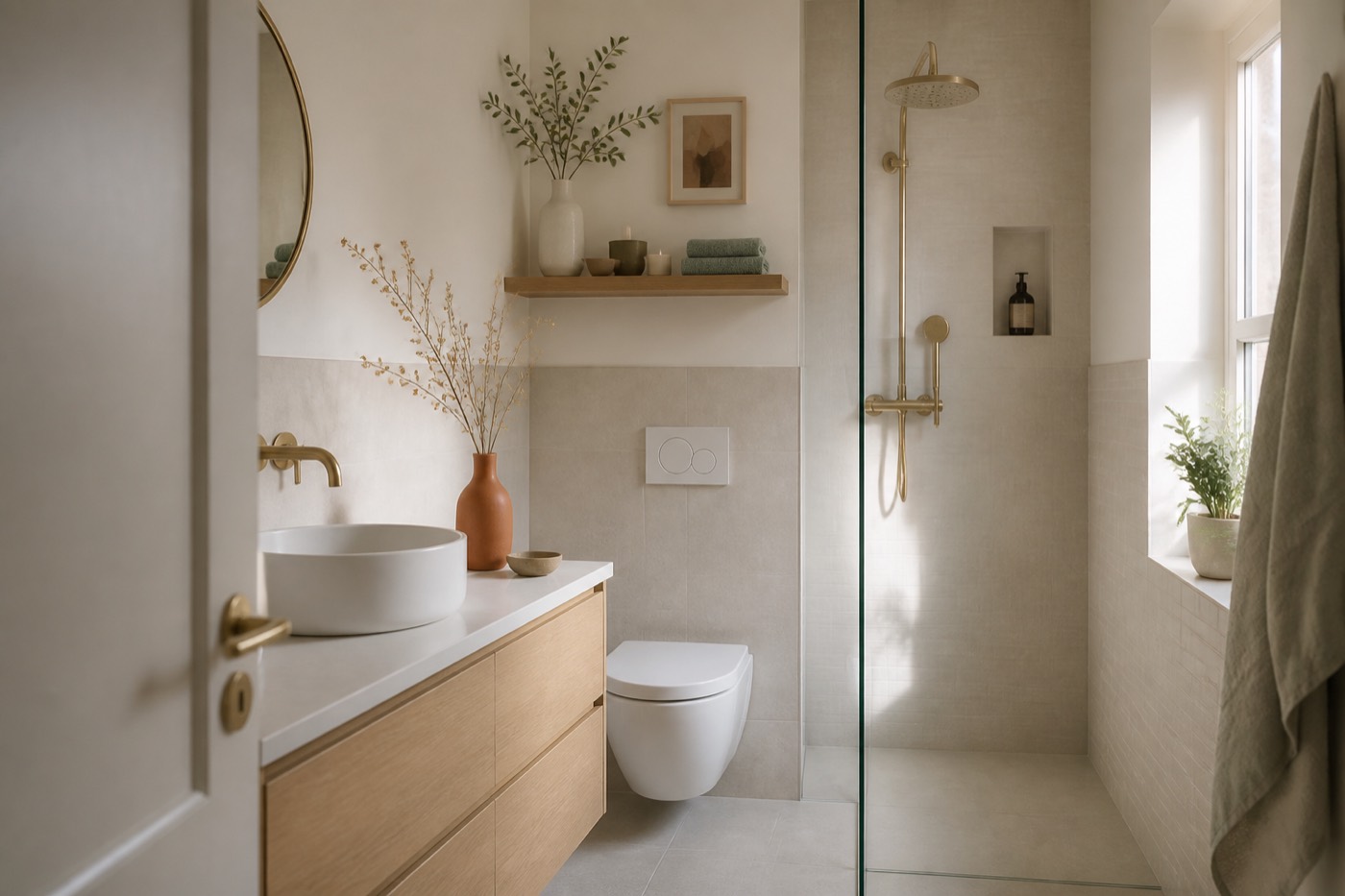 Een kleine badkamer verbouwen