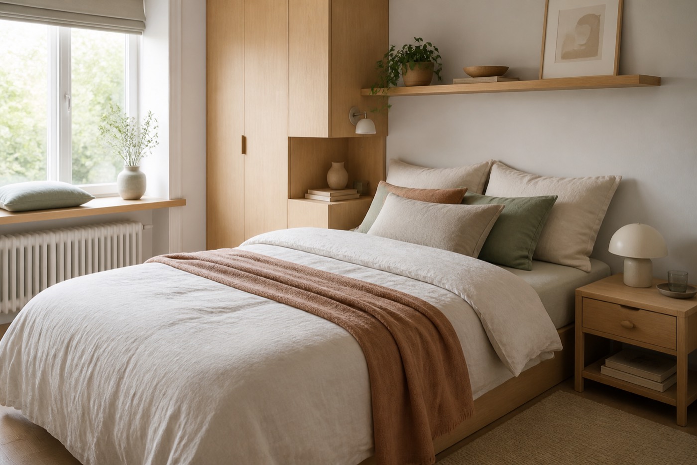Een kleine slaapkamer slim inrichten