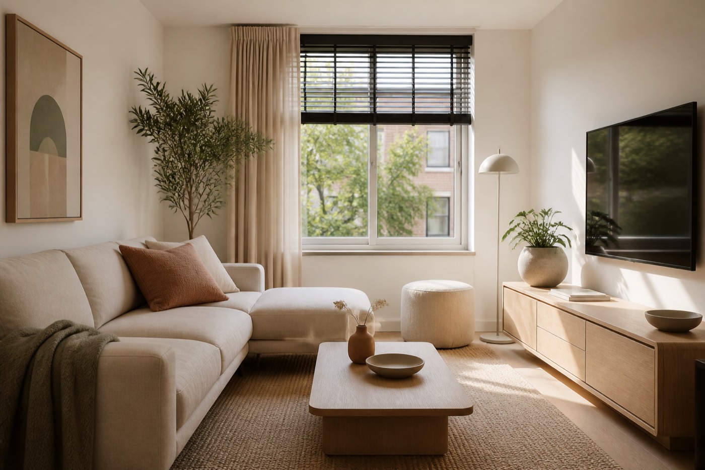 Inspiratie voor een kleine woonkamer