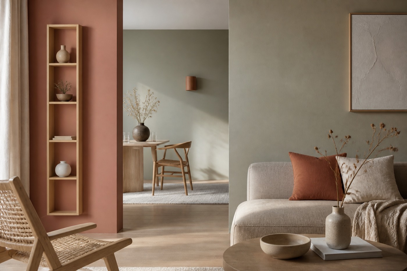 Mooie kleuren voor op de muur