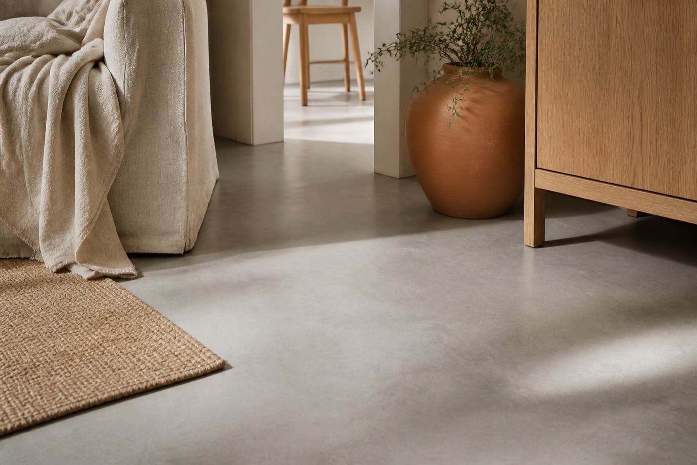 Pvc vloeren met een strakke betonlook