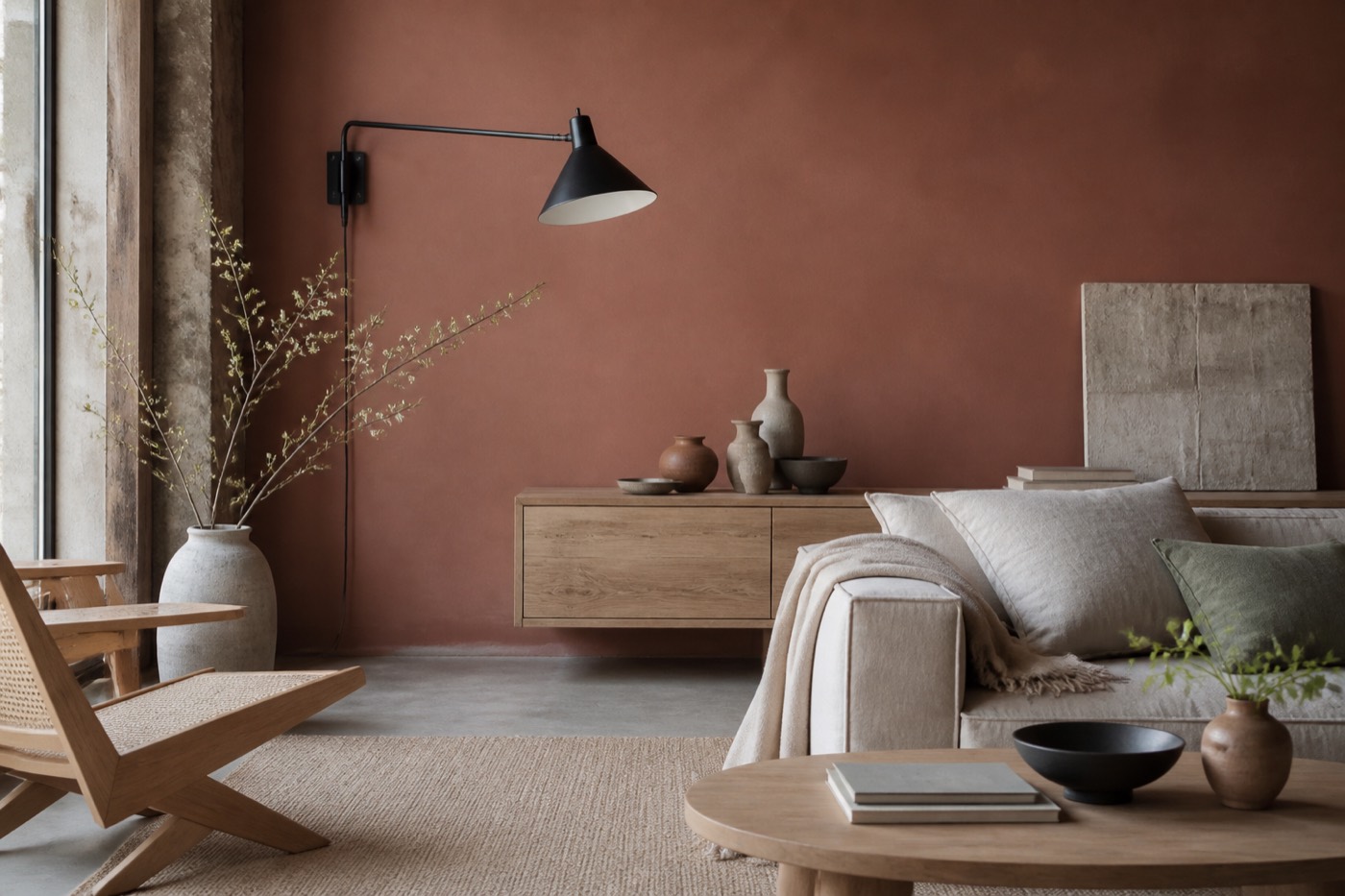 Een warm industrieel interieur inrichten