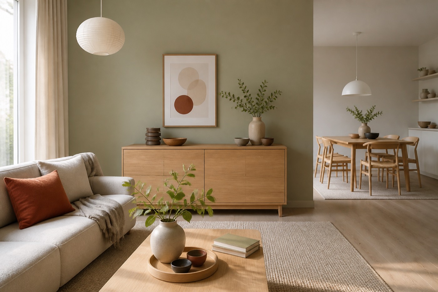 Een warm scandinavisch interieur inrichten